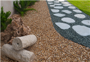 decoration garden steps for landscaping akrolithos greece pebbles